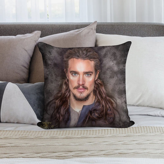 Uhtred of Bebbanburg- The Last Kingdom Soft Hidden Zipper Throw Pillow