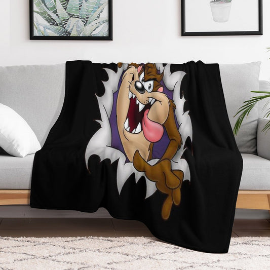 Tasmanian Devil Throw Blanket