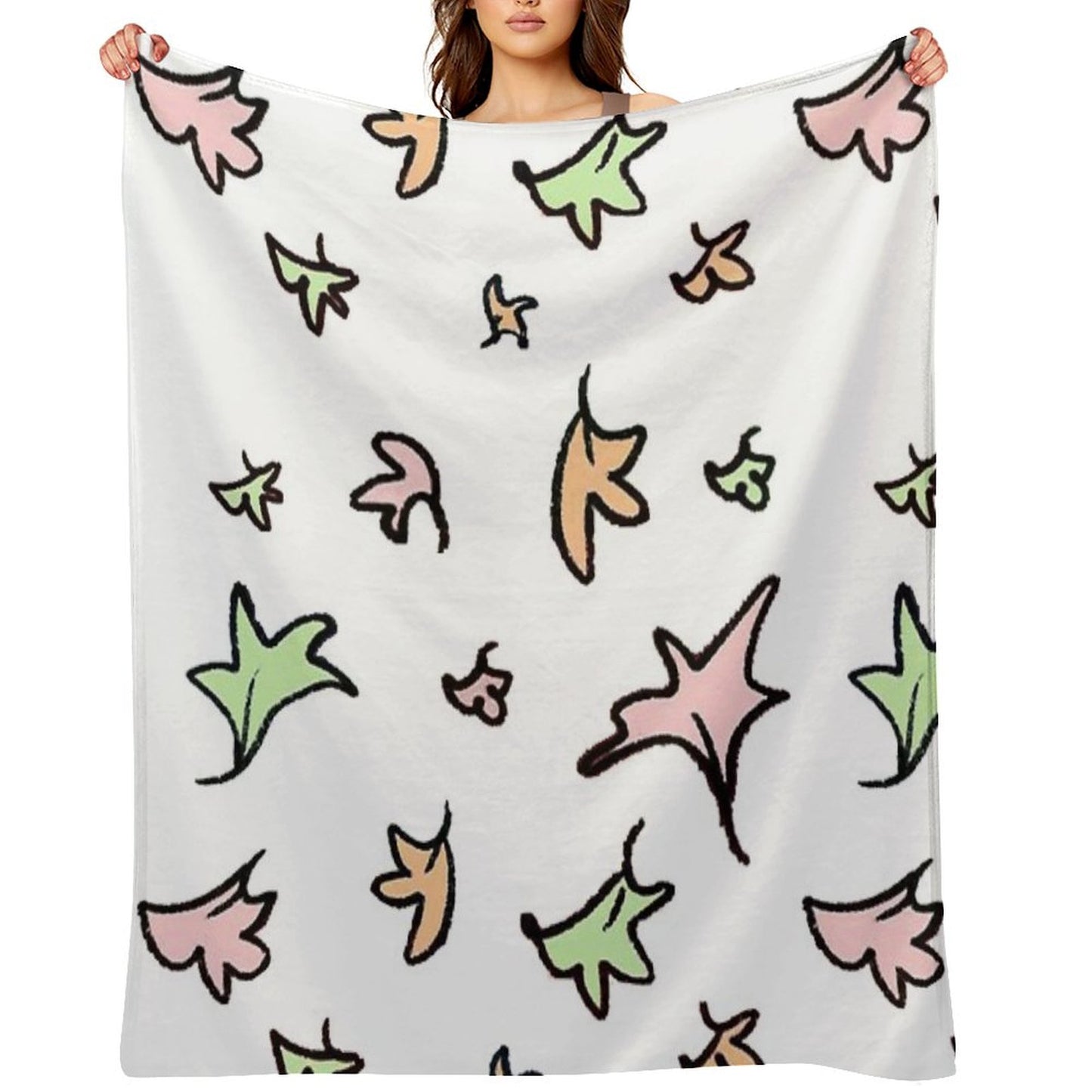 Hearstopper Netflix Leaves Throw Blanket