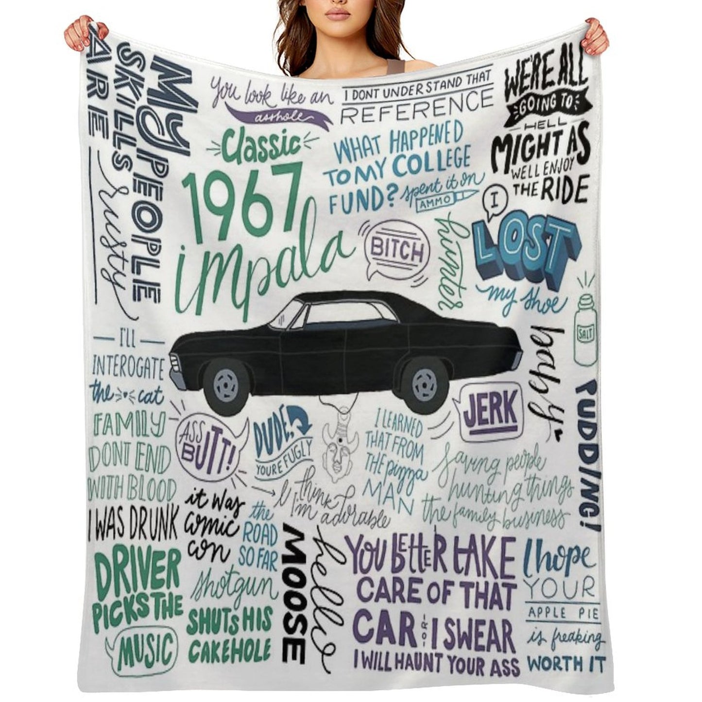 Supernatural Throw Blanket