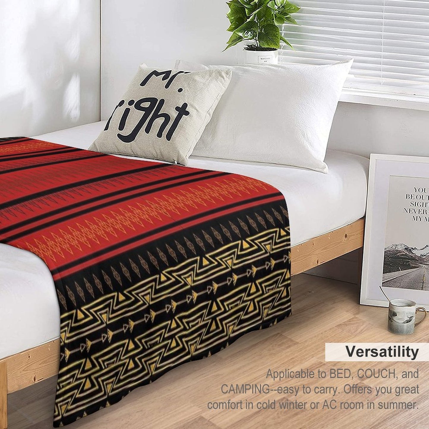 Igorot Pattern Throw Blanket