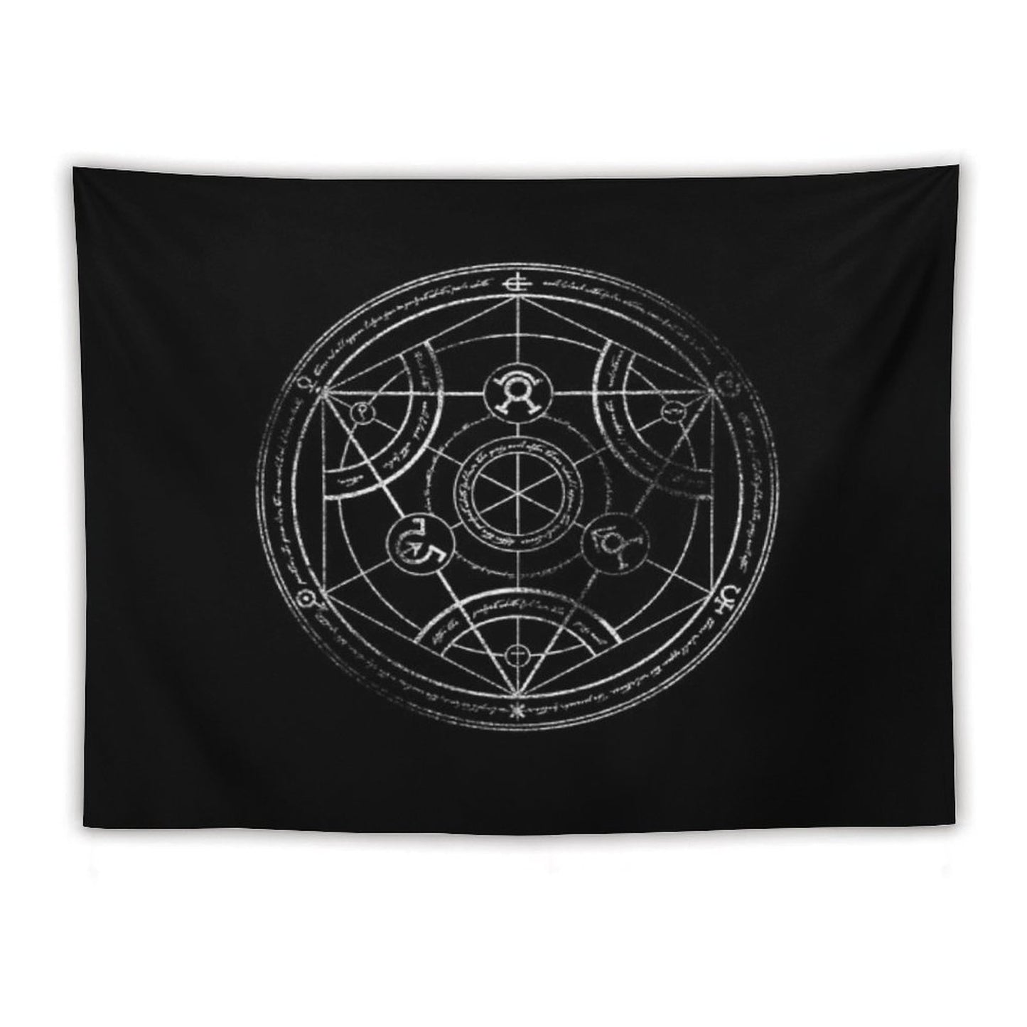 Human Transmutation Circle - Chalk Tapestry