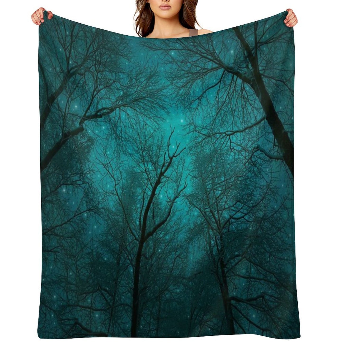 Simply Stare Upward Throw Blanket