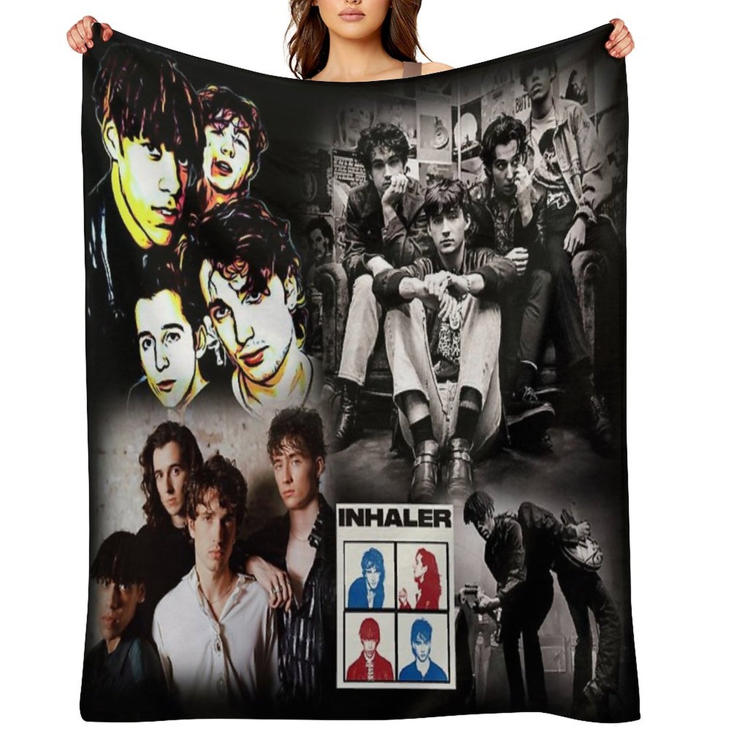 Inhaler Band Dublin Throw Blanket