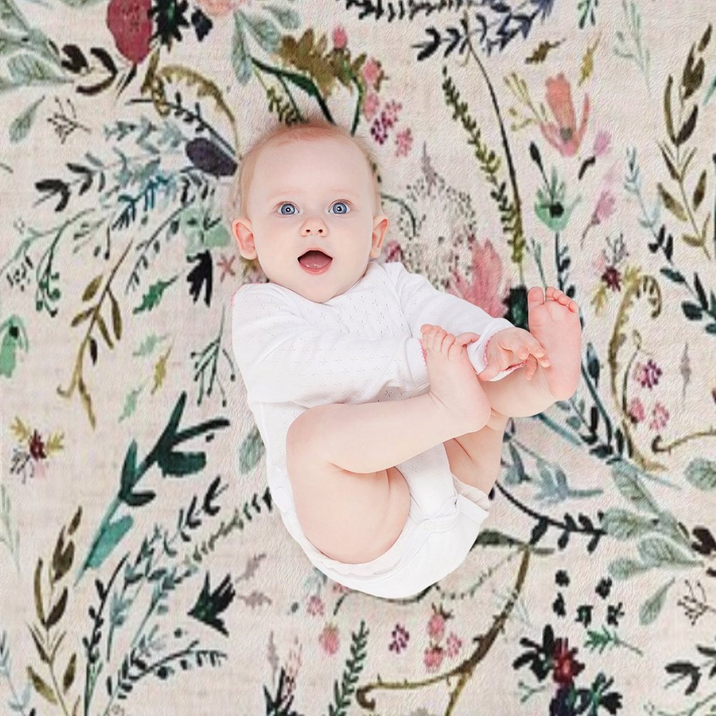 Fable Floral Throw Blanket
