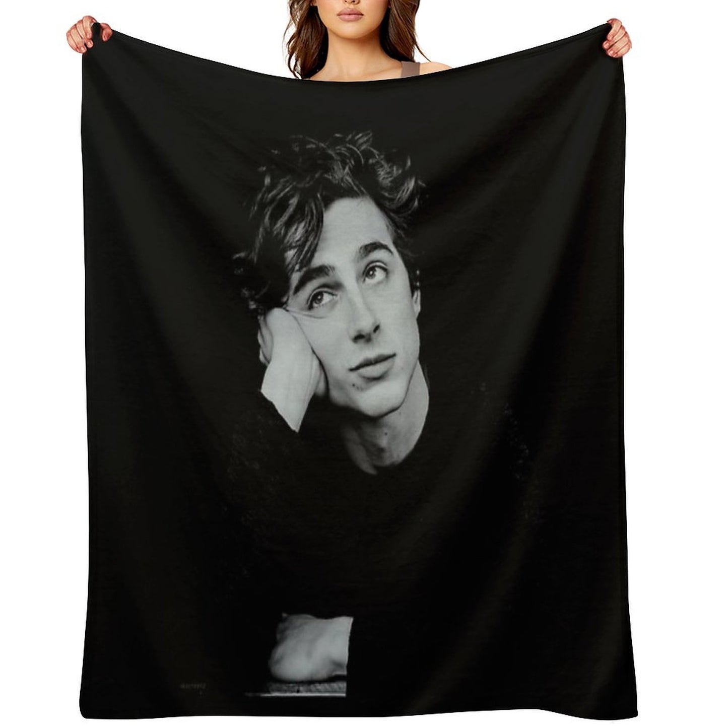Timothee Chalamet Design Throw Blanket