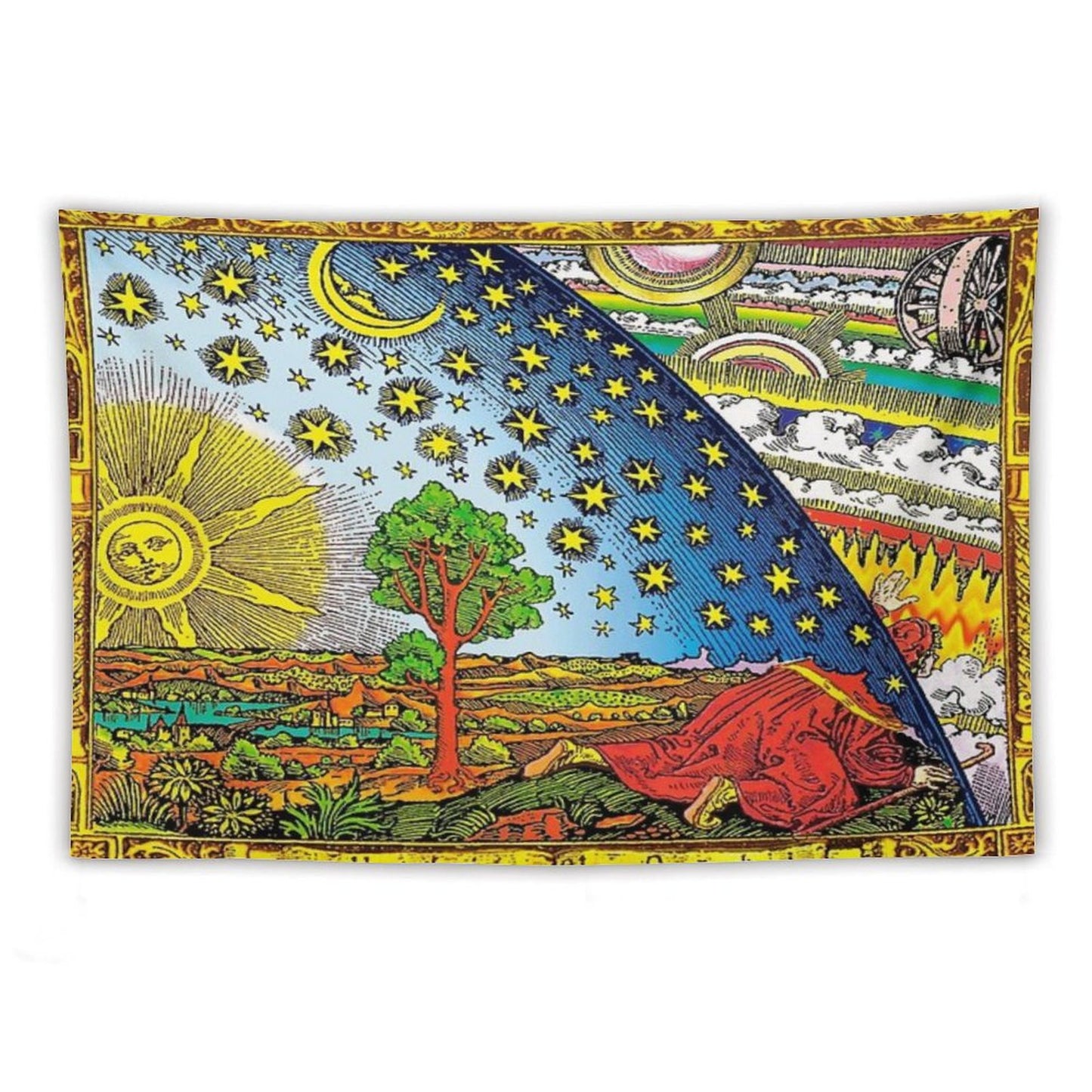 Flammarion Engraving in Color Tapestry