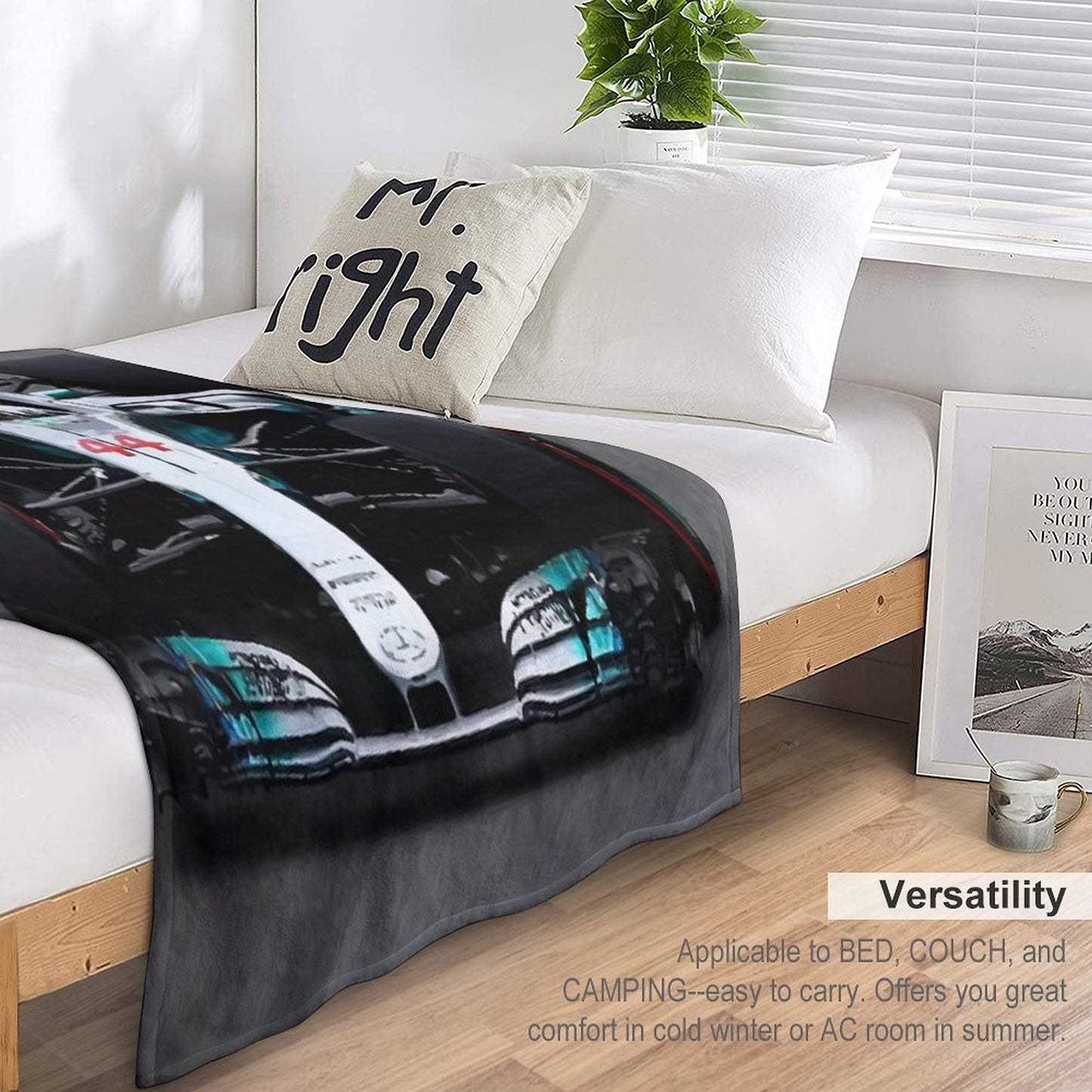 Lewis Hamilton 44 - F1 2024 Throw Blanket