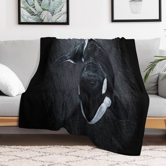 White Whale - Orca Throw Blanket