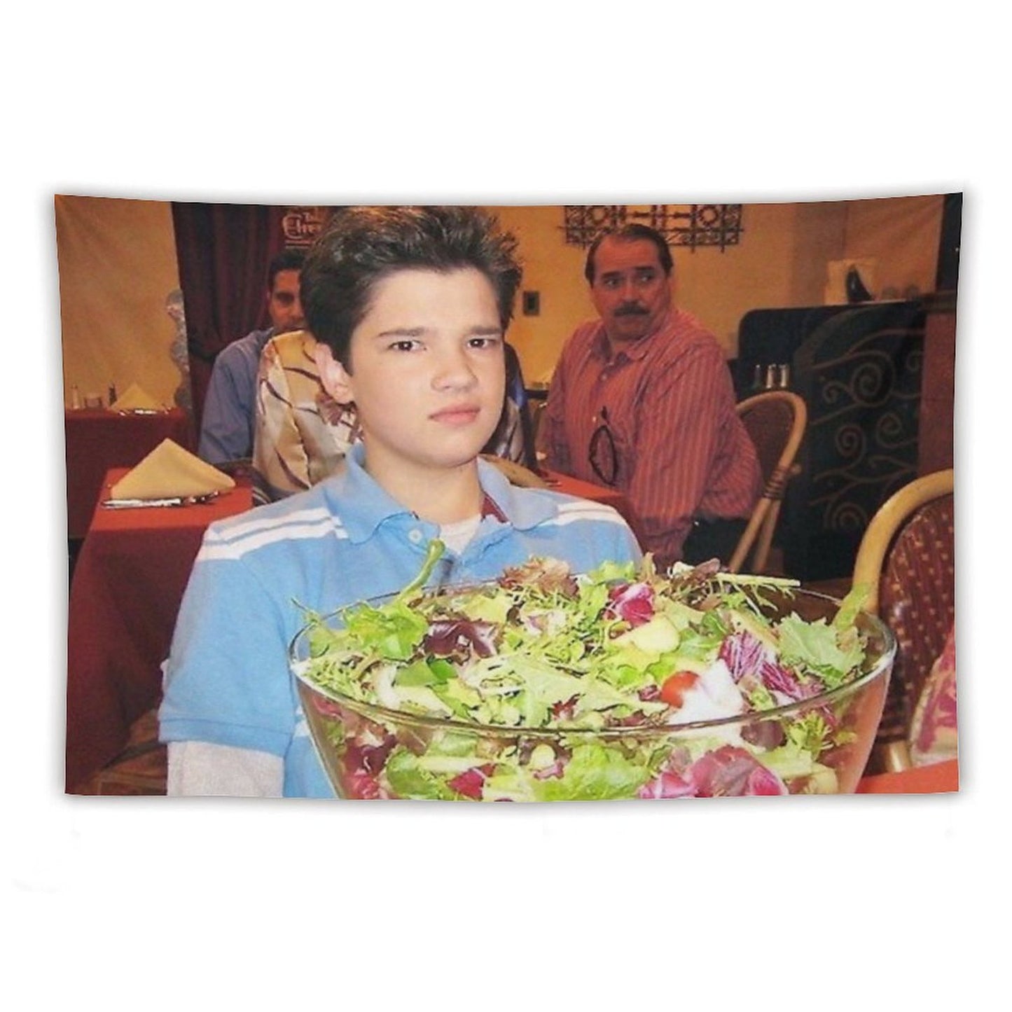 Freddie Benson with A Salad Tapestry