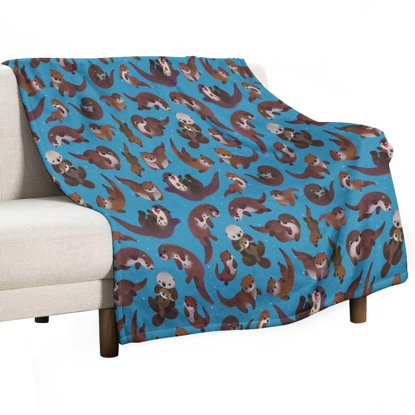 Otter Throw Blanket