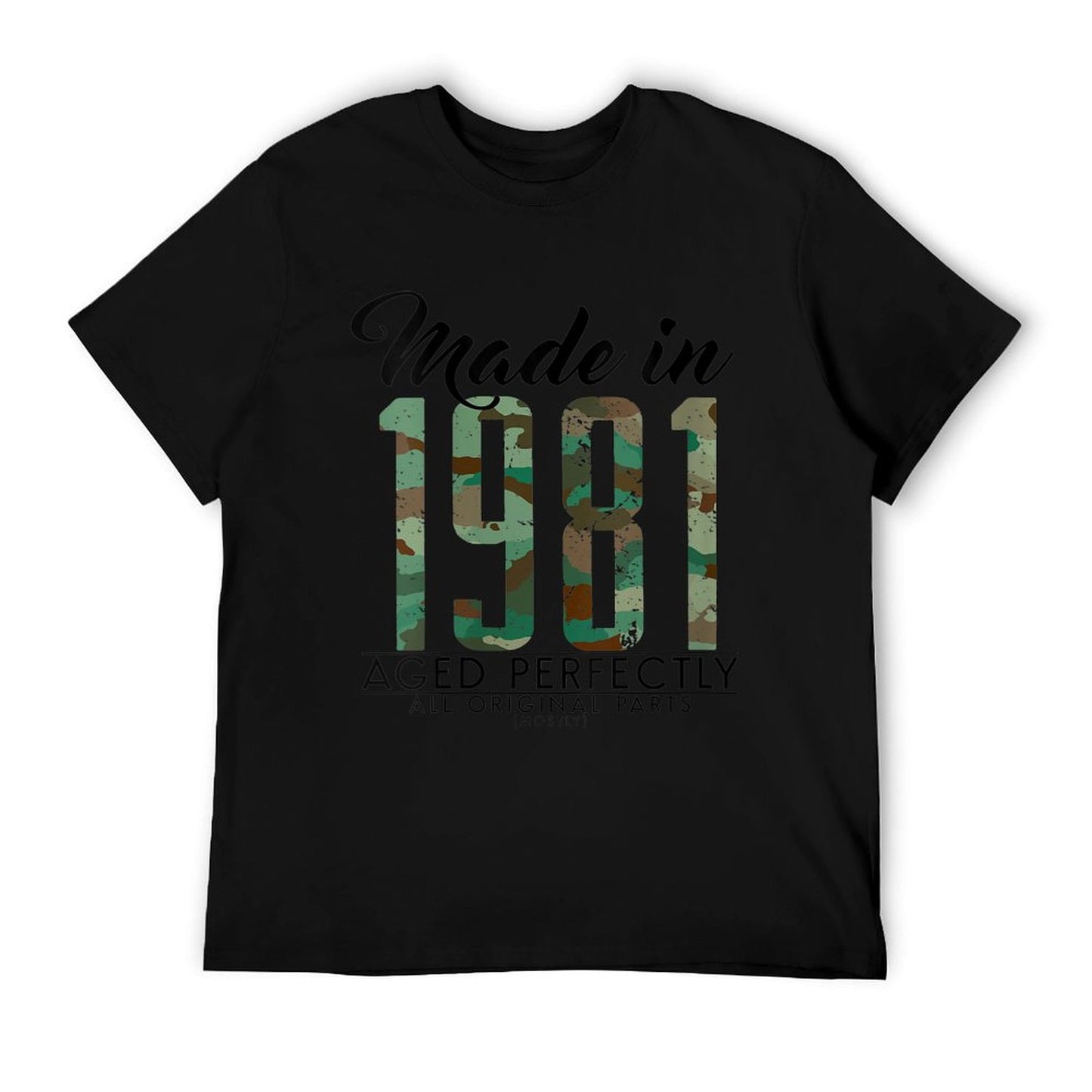 Womens 40th Birthday Camou Made in 1981 40 Years Old Soldier Quick-drying T-Shirt
