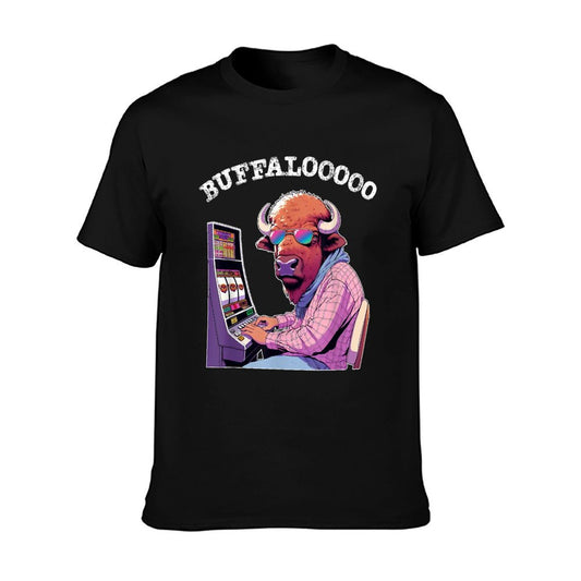 Lucky Buffalo Casino Slot Machine BUFFALOOOOO Gambling T-Shirt