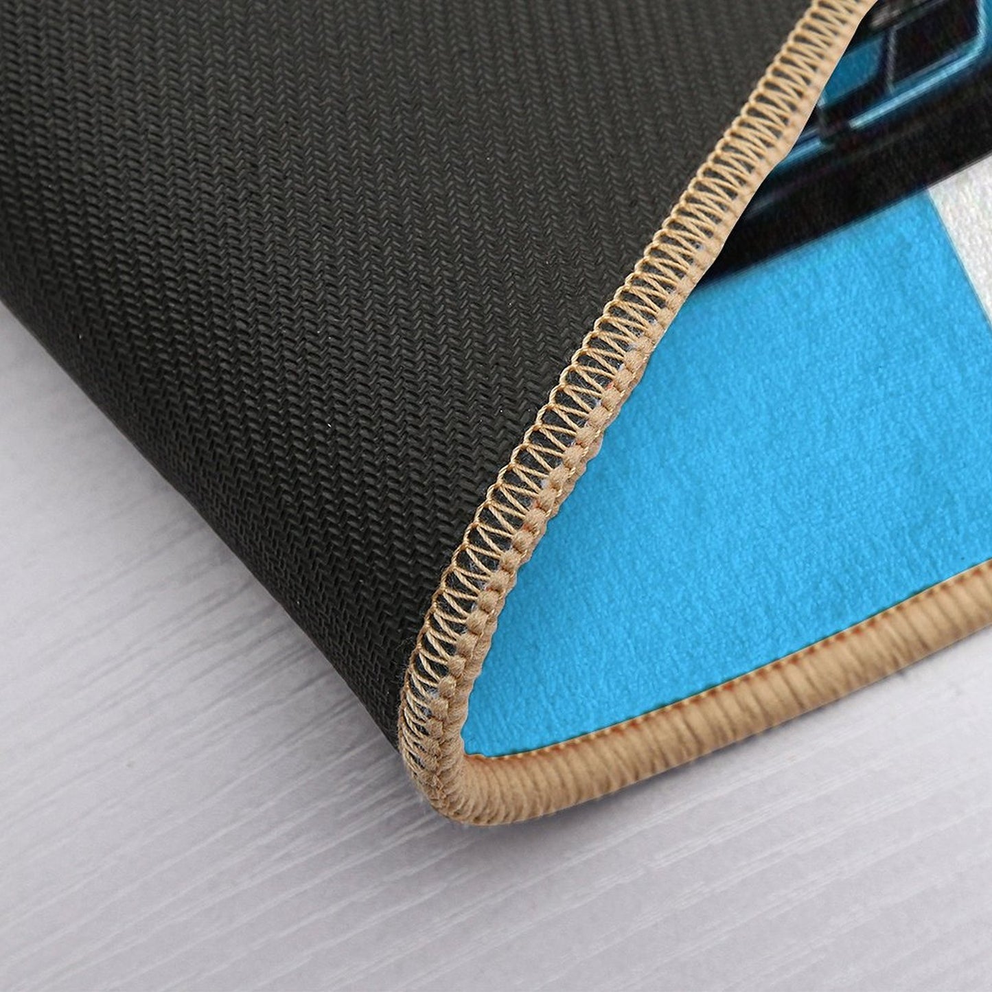 Light Blue Shelby Mustang Bath Mat