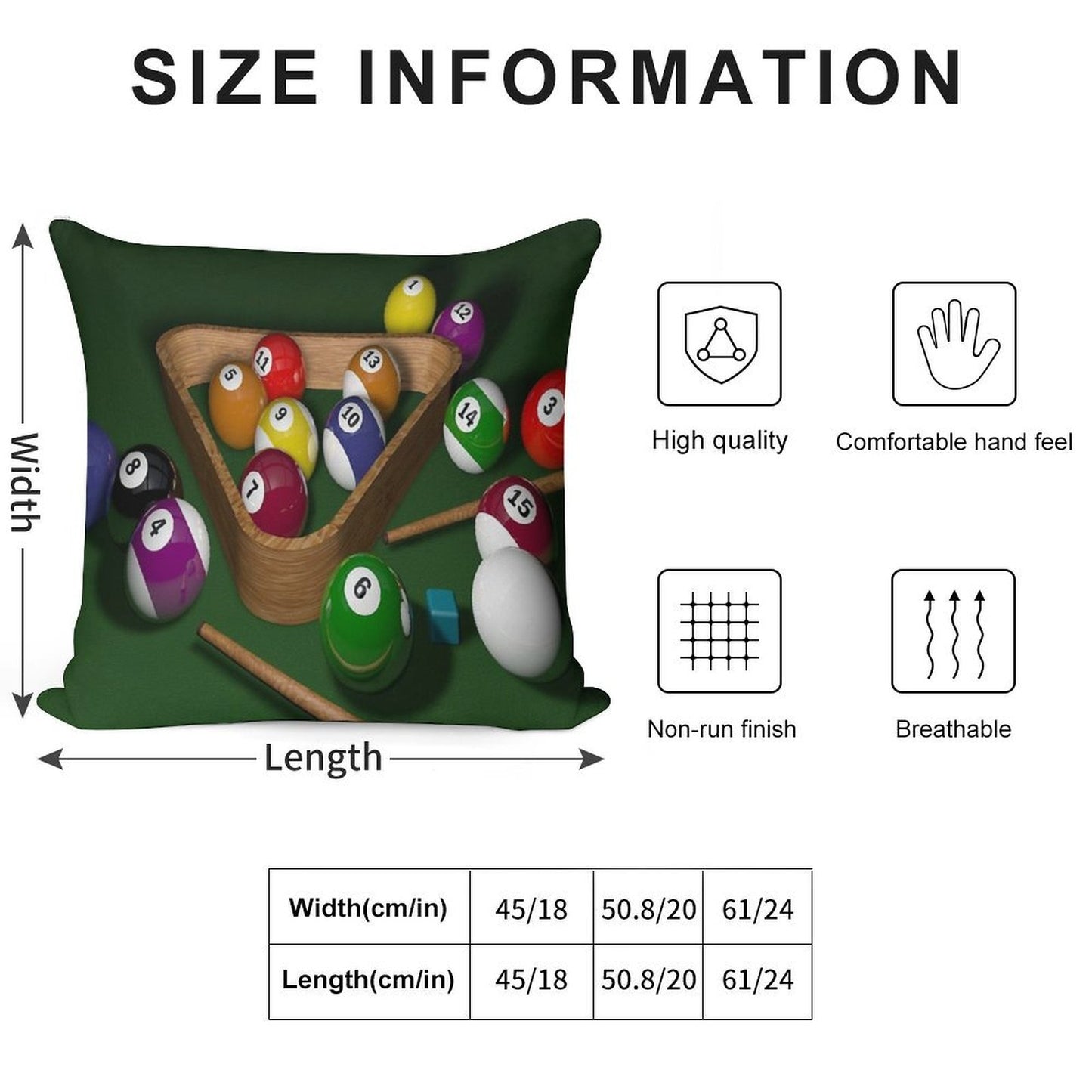 Billiards Soft Bedroom Essential Throw Pillow