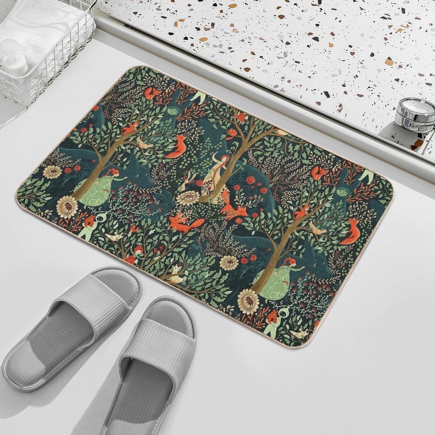 Whimsical Wonderland Anti-Trip Bath Mat
