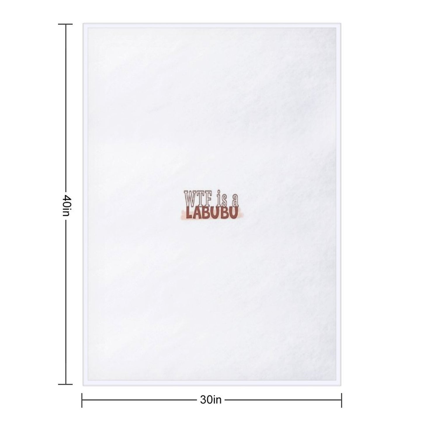 Pop Mart Labubu The Monsters Exciting Macaron Cute Sticker - Toffee Throw Blanket
