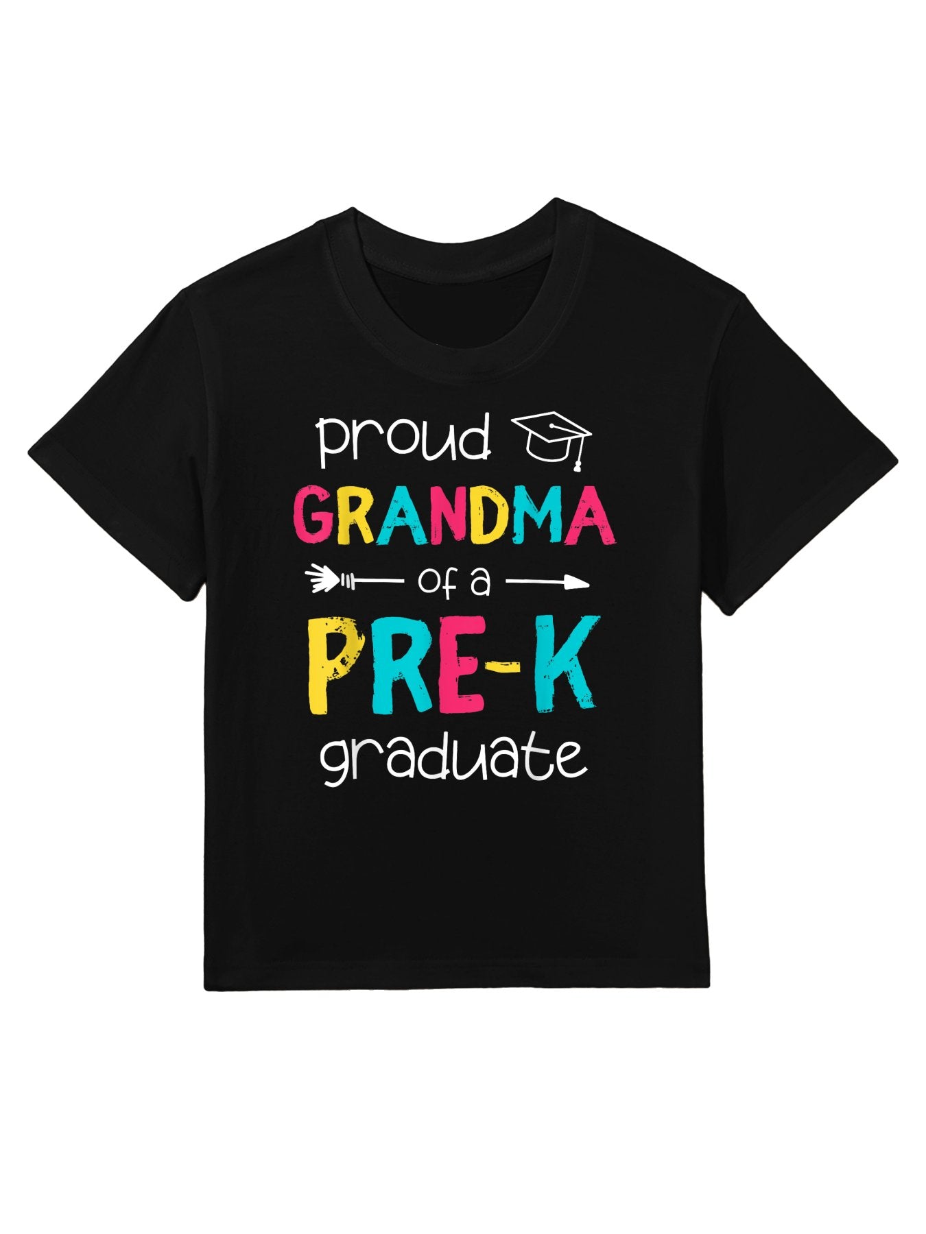 Proud Grandma PreK Grad Preschool Family Matching Graduation Kids T-Shirt