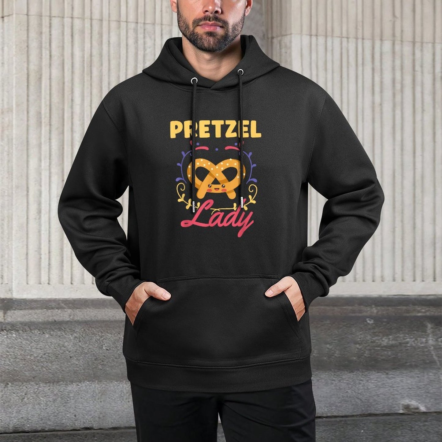 Pretzel Lady Costume for Halloween on October Christmas XMAS Casual Wear Hoodie