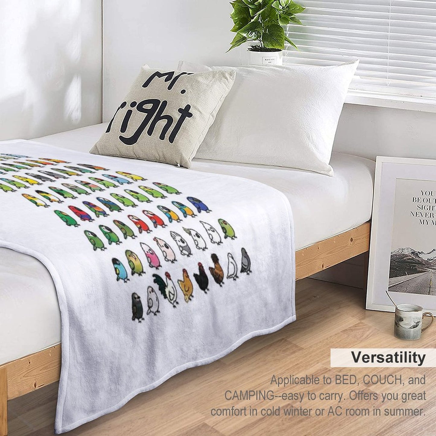 Everybirdy Collection Throw Blanket