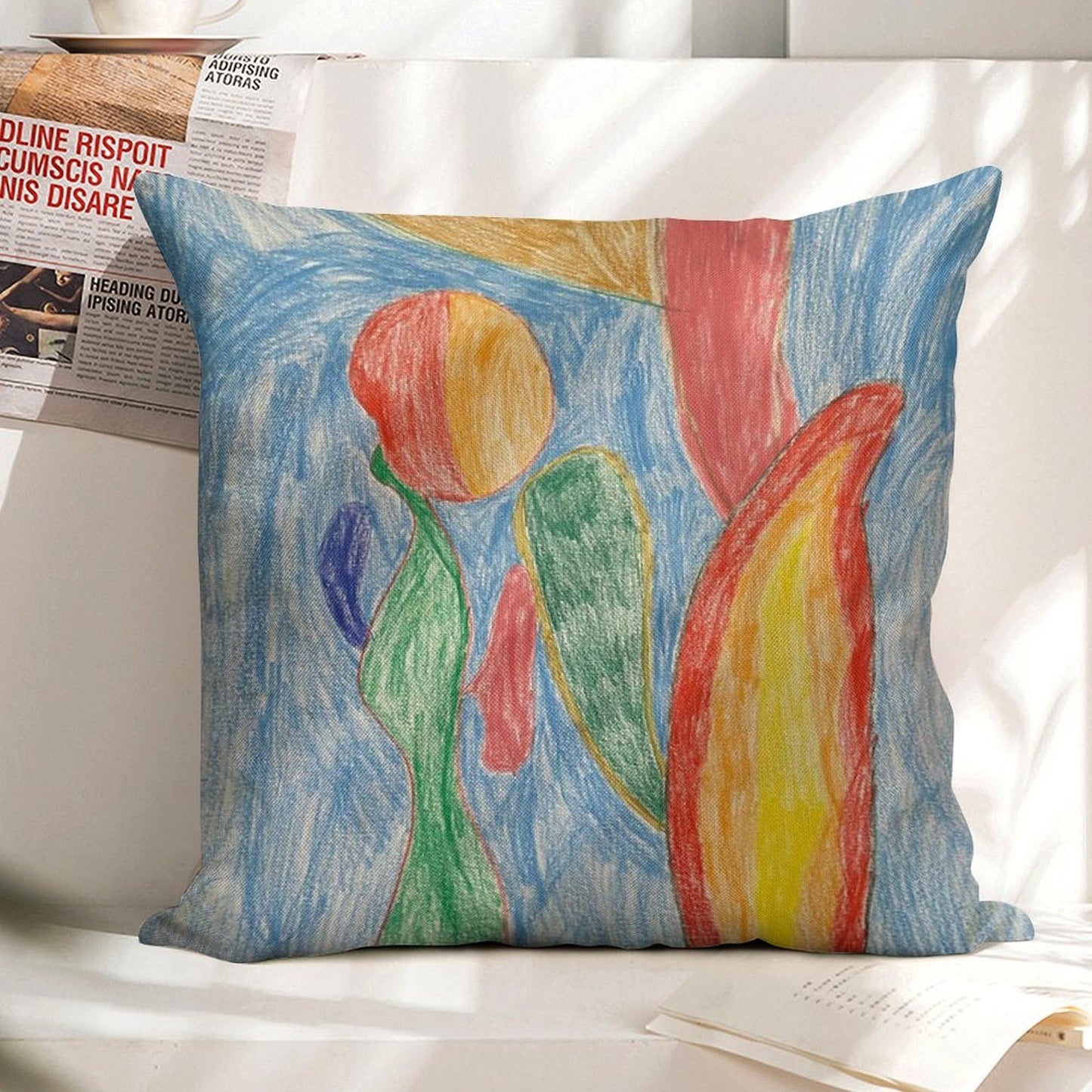 Leaf Leaf Mania Linen Throw Pillow Cover
