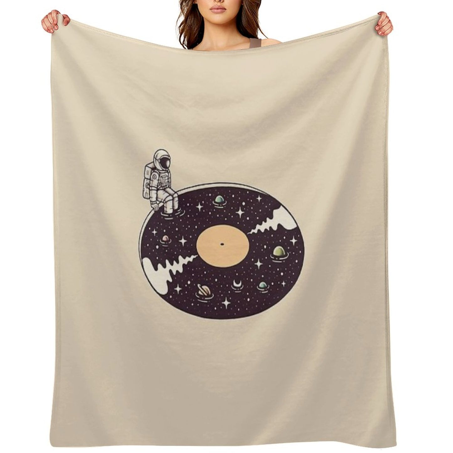 Cosmic Sound Throw Blanket