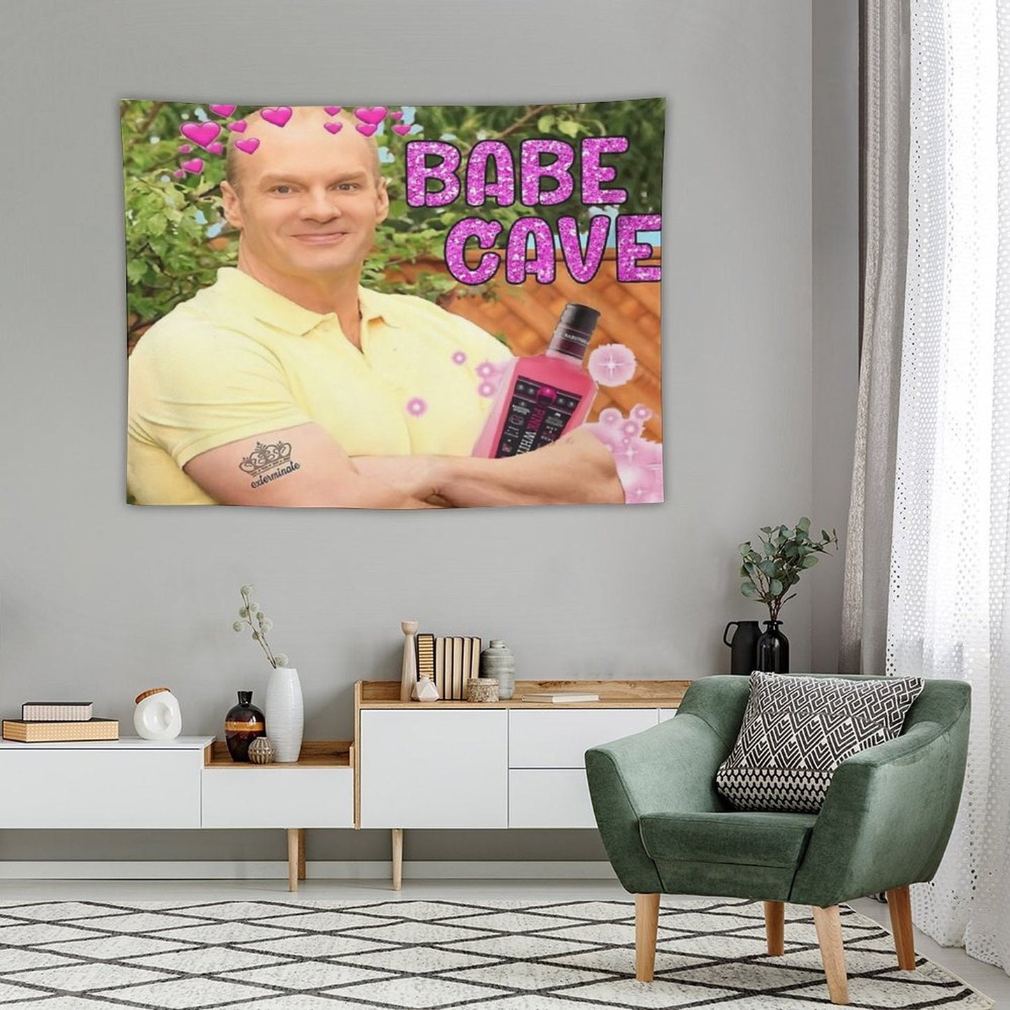 Bob Duncan Wow Party Ready Bob Is Babe Cave Tapestry