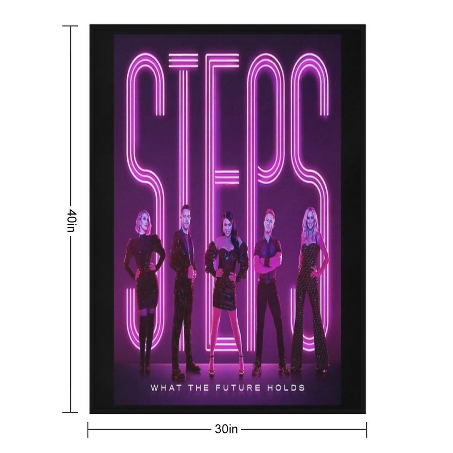 Steps What The Future Hold 2021 Tour Throw Blanket