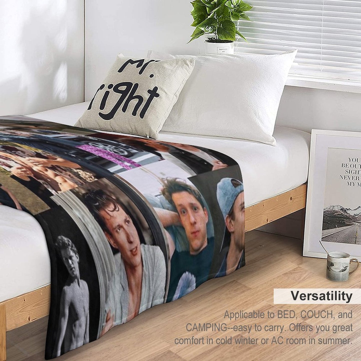 Tom Holland Collage Throw Blanket
