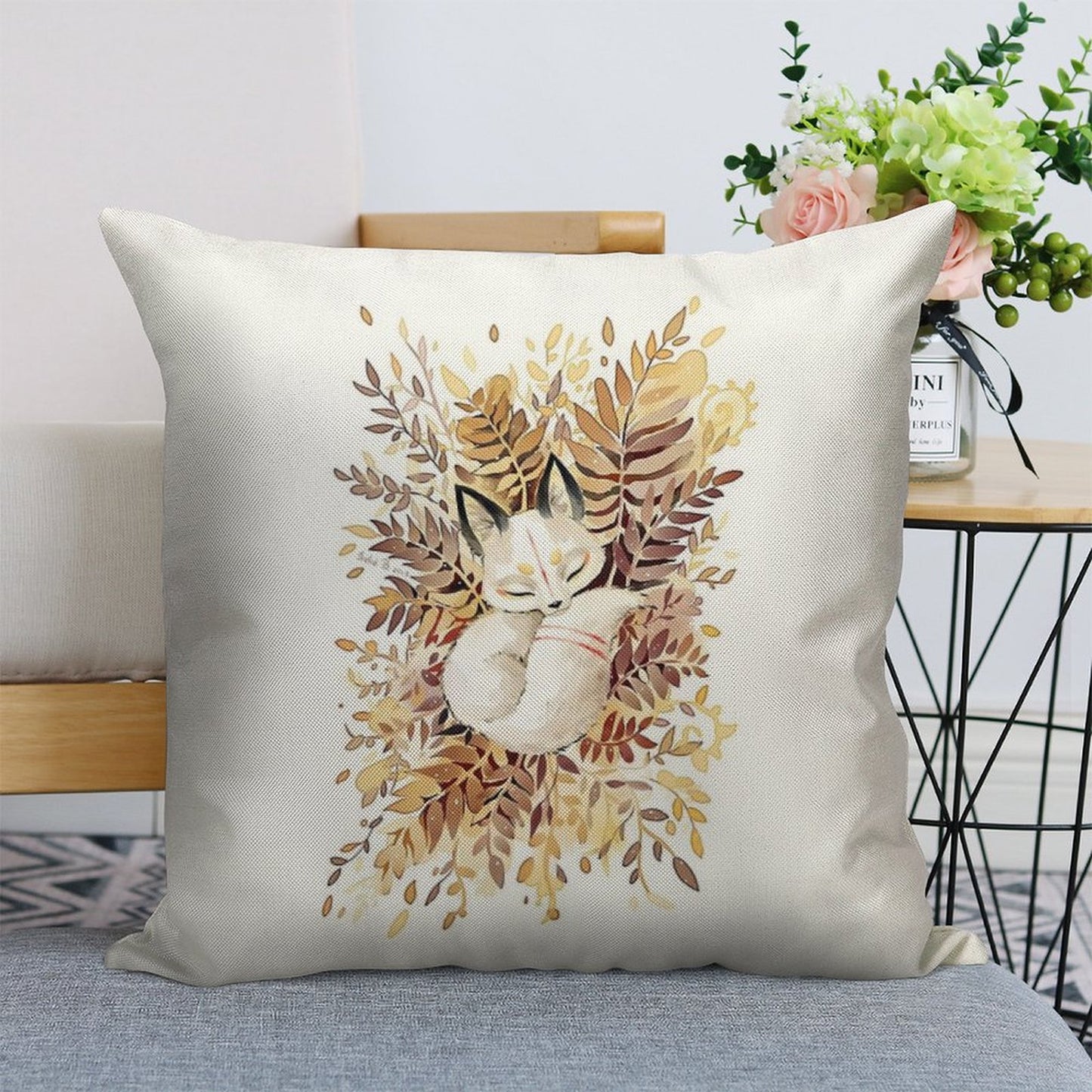 Slumber Linen Throw Pillow Cover