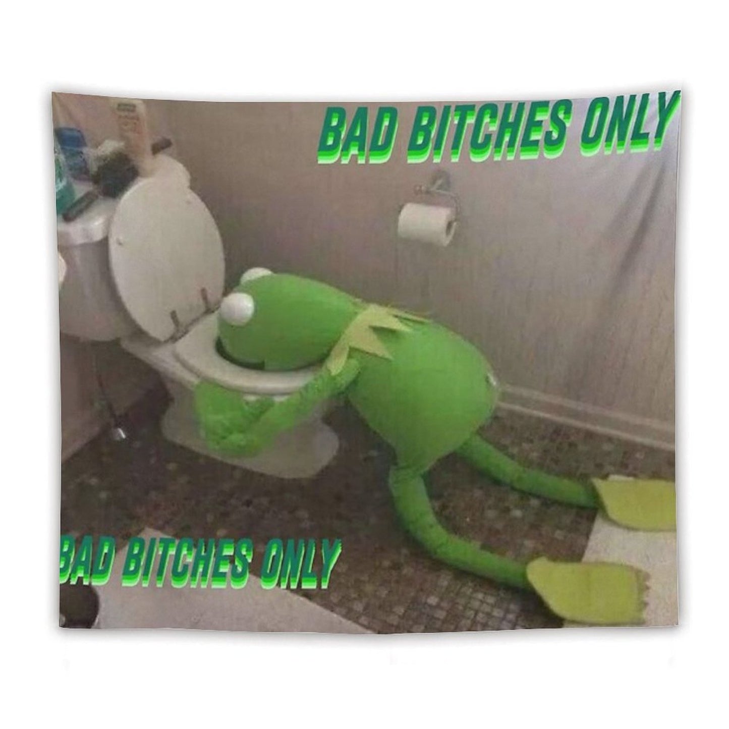 Bad B Kermit Tapestry