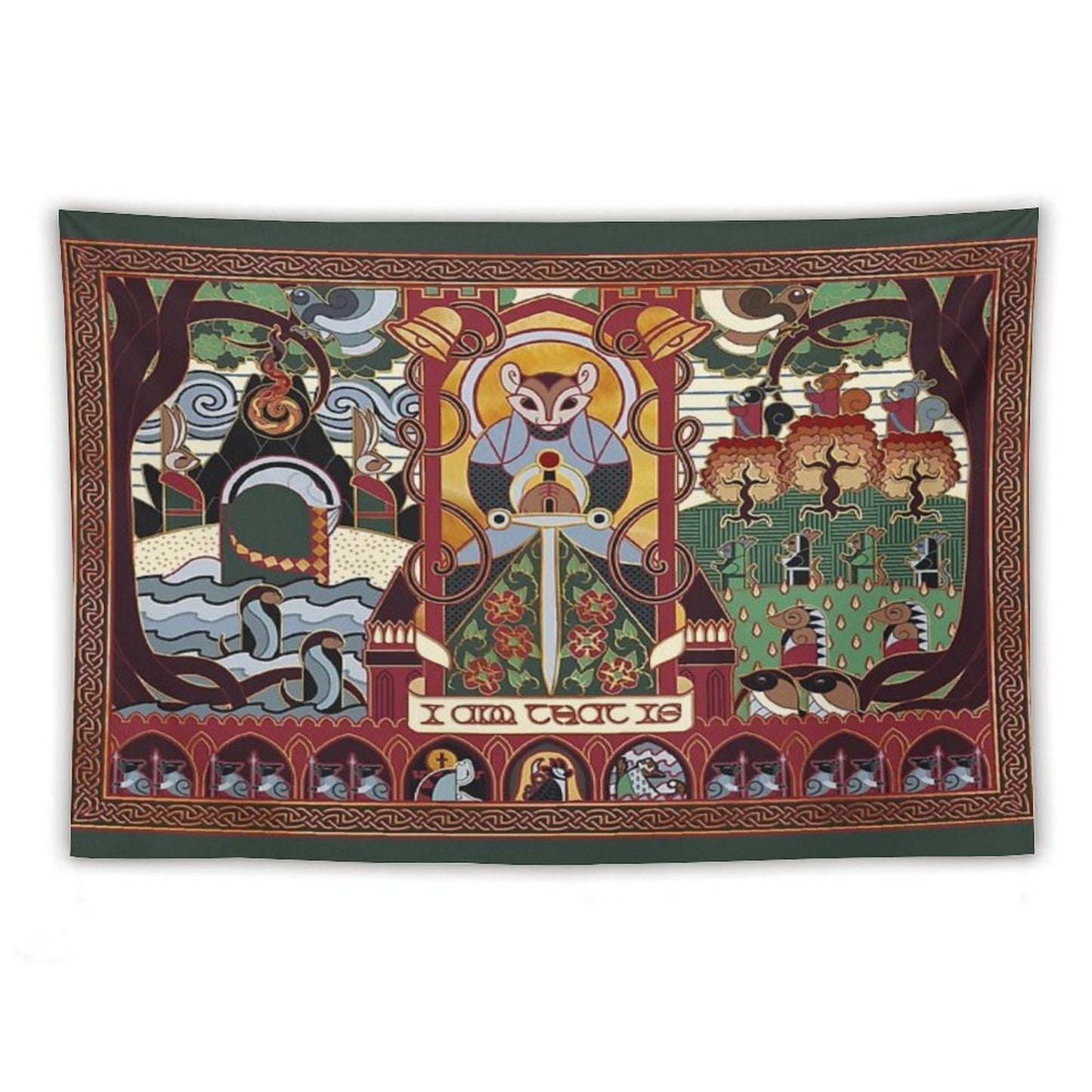 Redwall Tapestry - Martin The Warrior - I AM THAT IS Tapestry