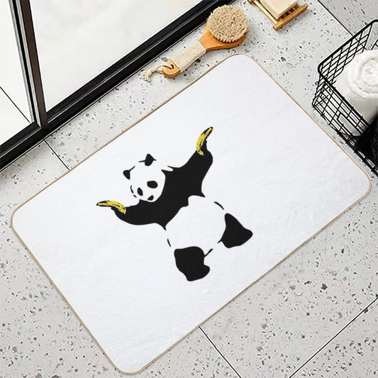 Bad Panda Stencil Bath Mat