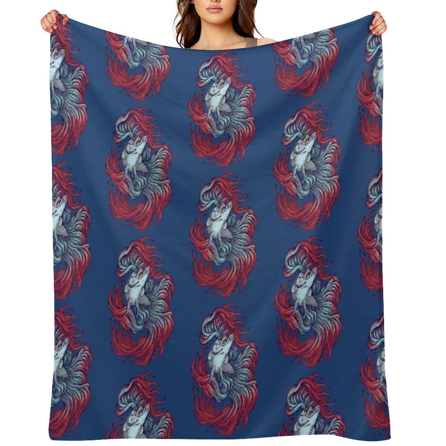 Betta New Wave Throw Blanket
