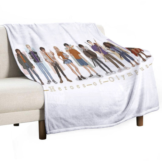 Heroes of Olympus Throw Blanket