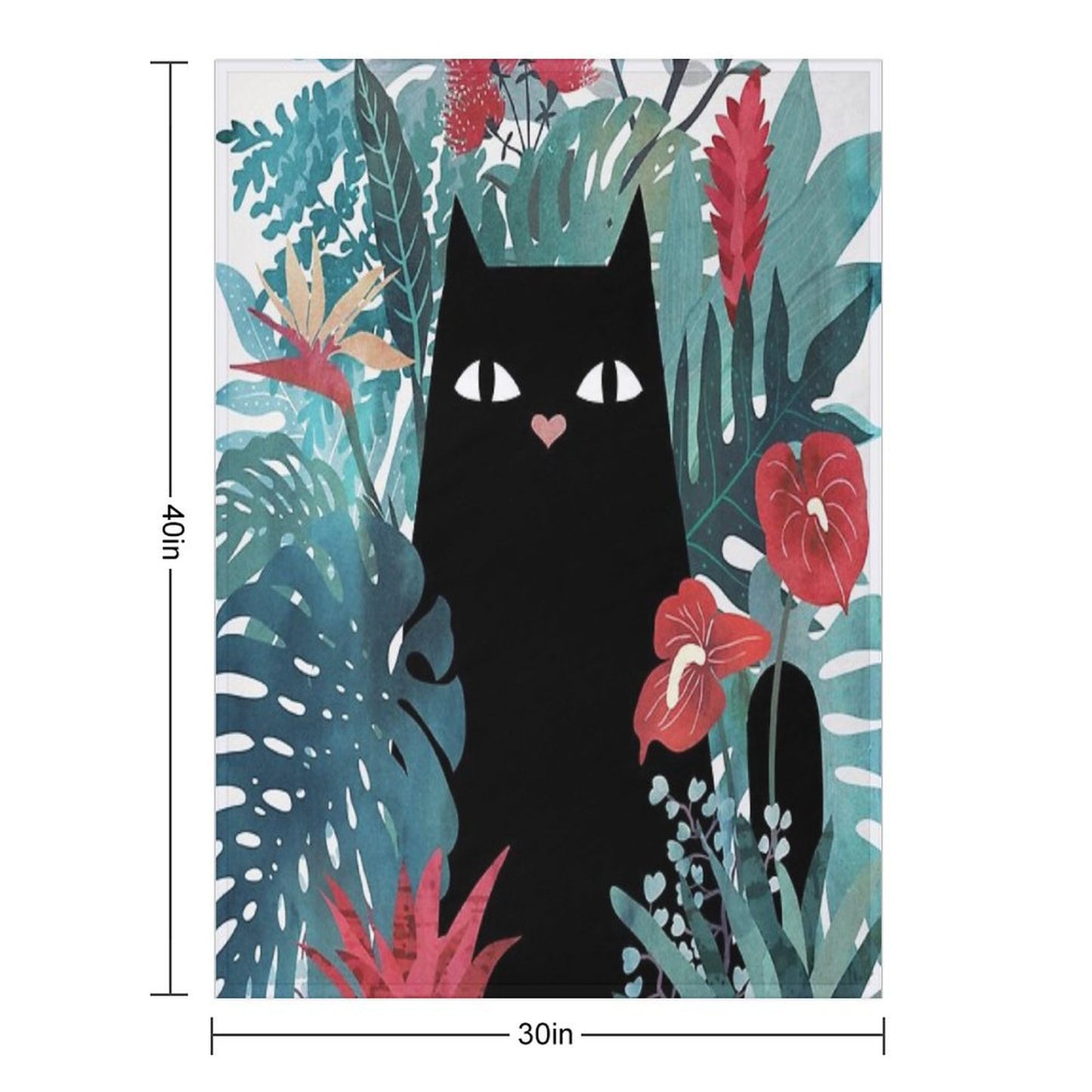 Popoki Throw Blanket