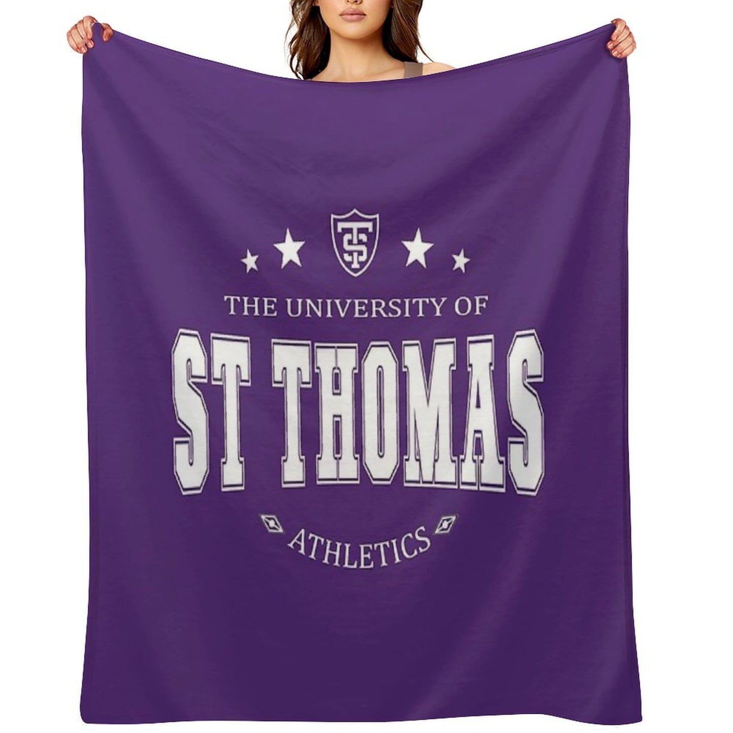 University Of St Thomas Throw Blanket