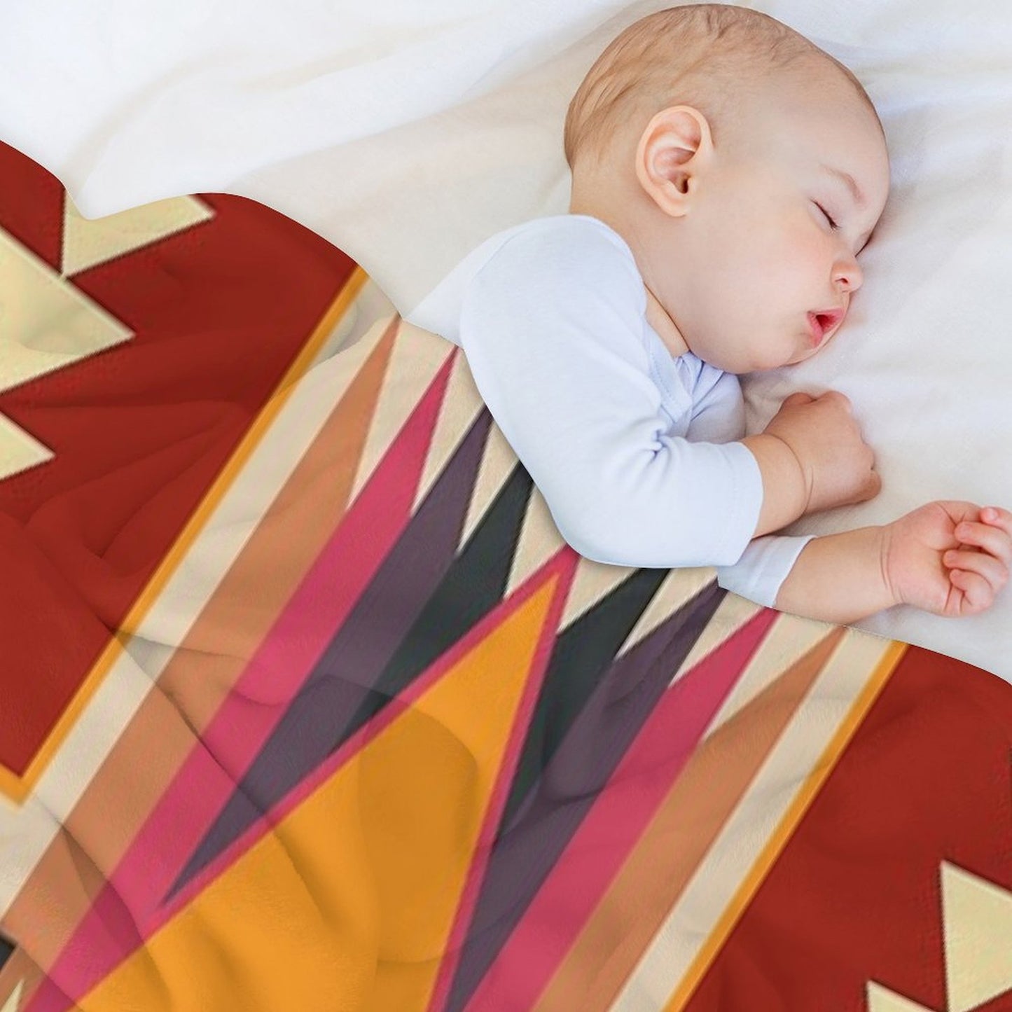 Navajo Design Eight Throw Blanket