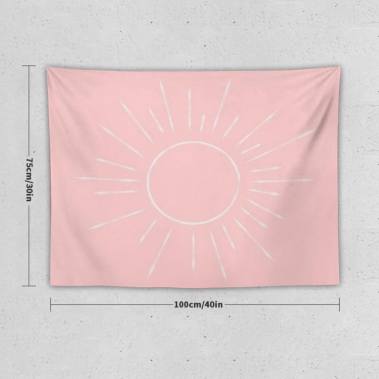 Sunshine on My Mind Pink Tapestry