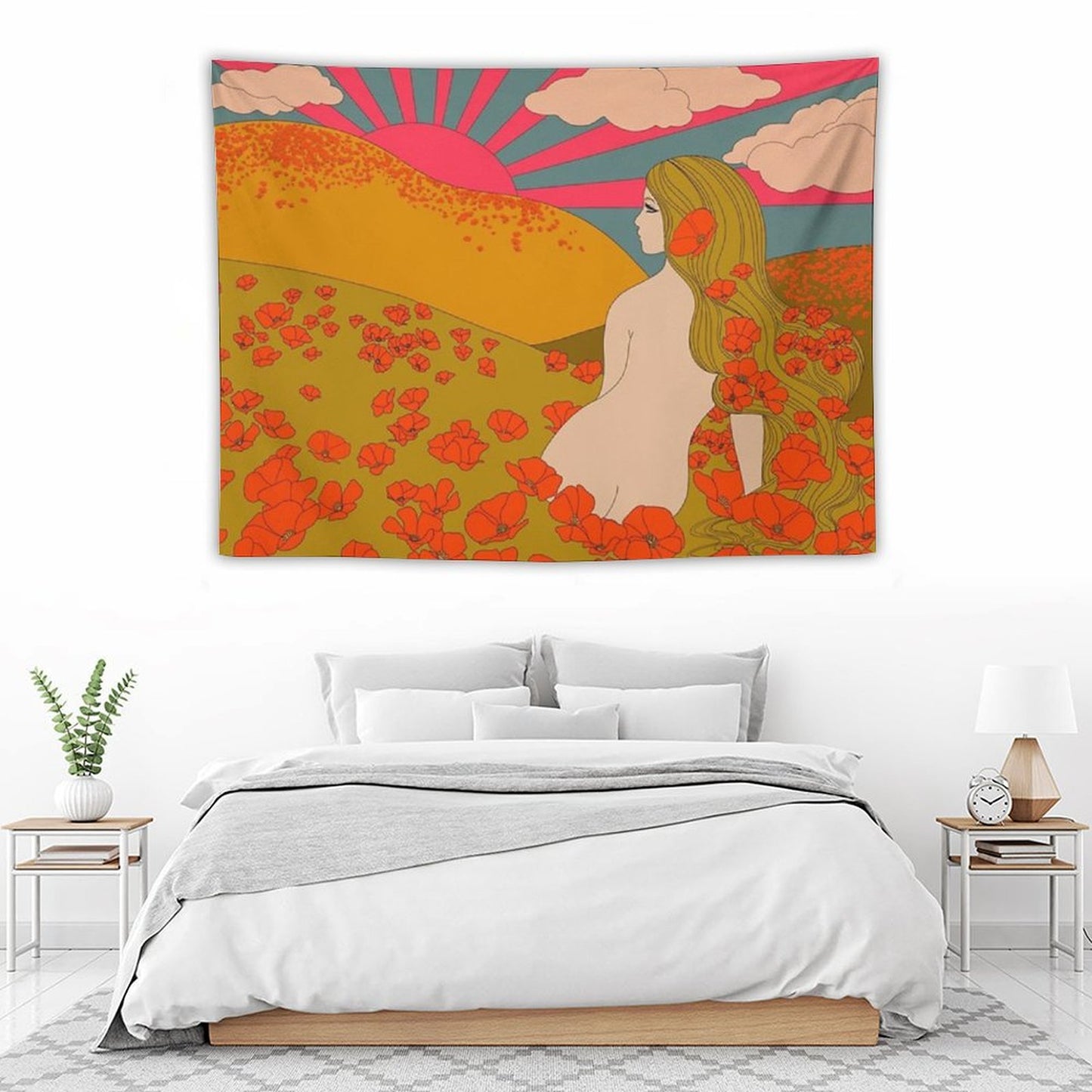 California Poppies Tapestry