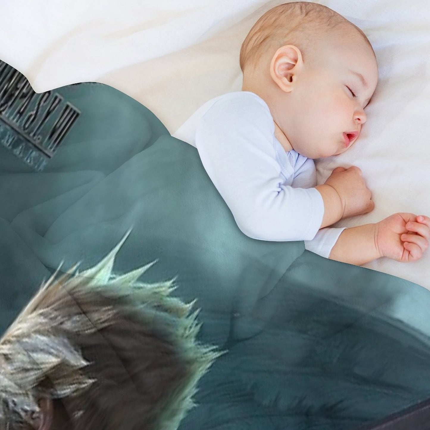 Cloud Final Fantasy VII Remake Throw Blanket