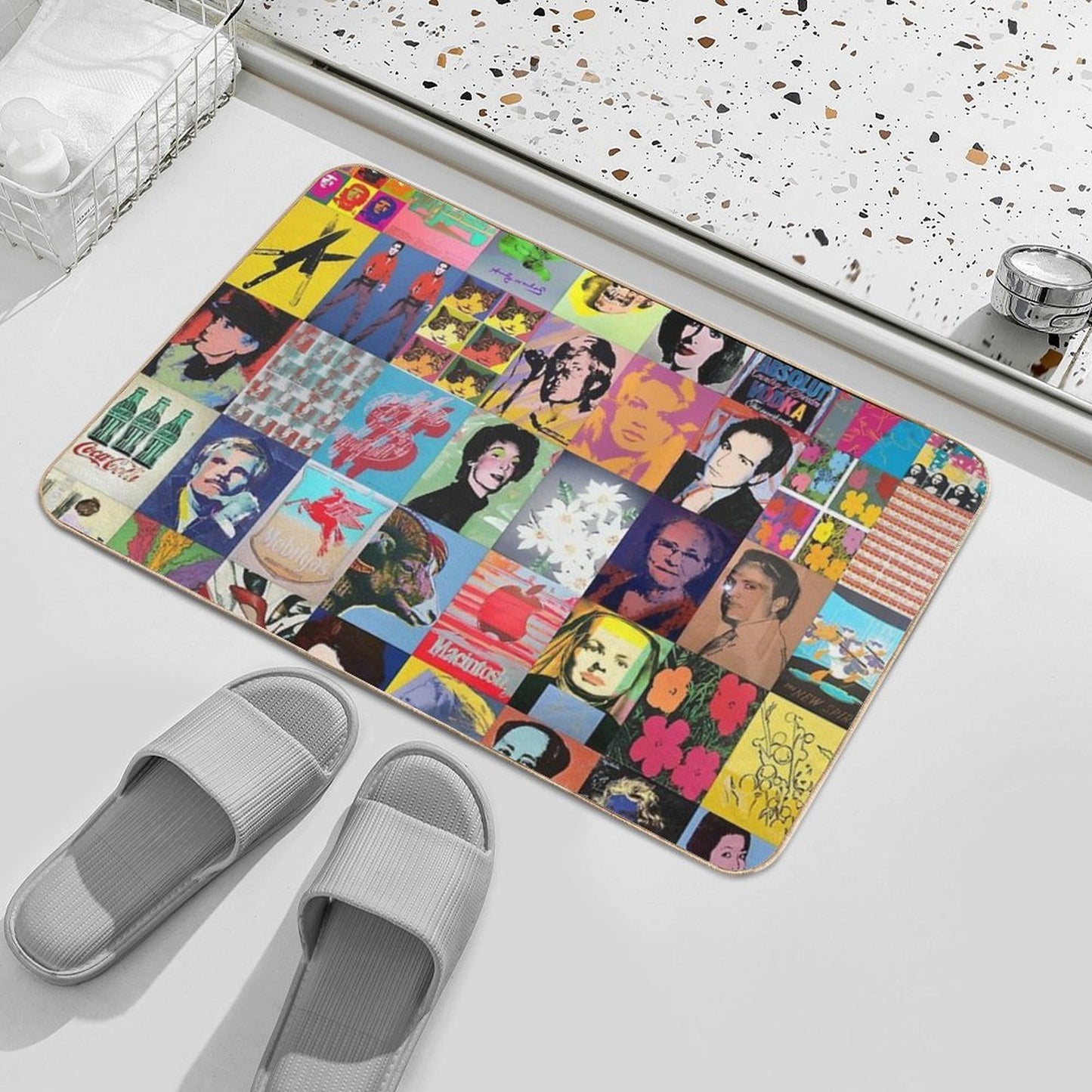 Andy Warhol Eco-Friendly Bath Mat