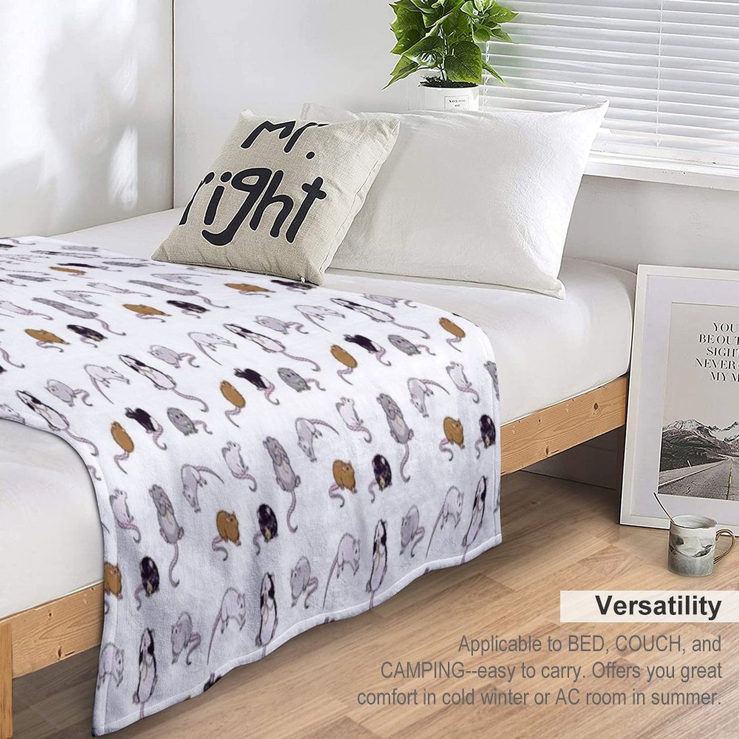 Rats, Rats, Rats Throw Blanket