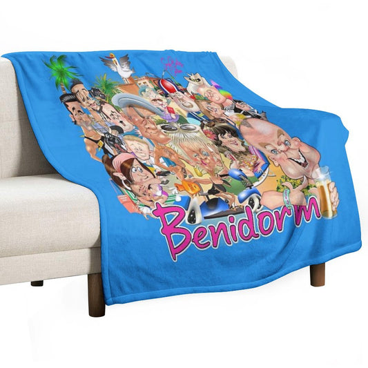 Benidorm! Throw Blanket