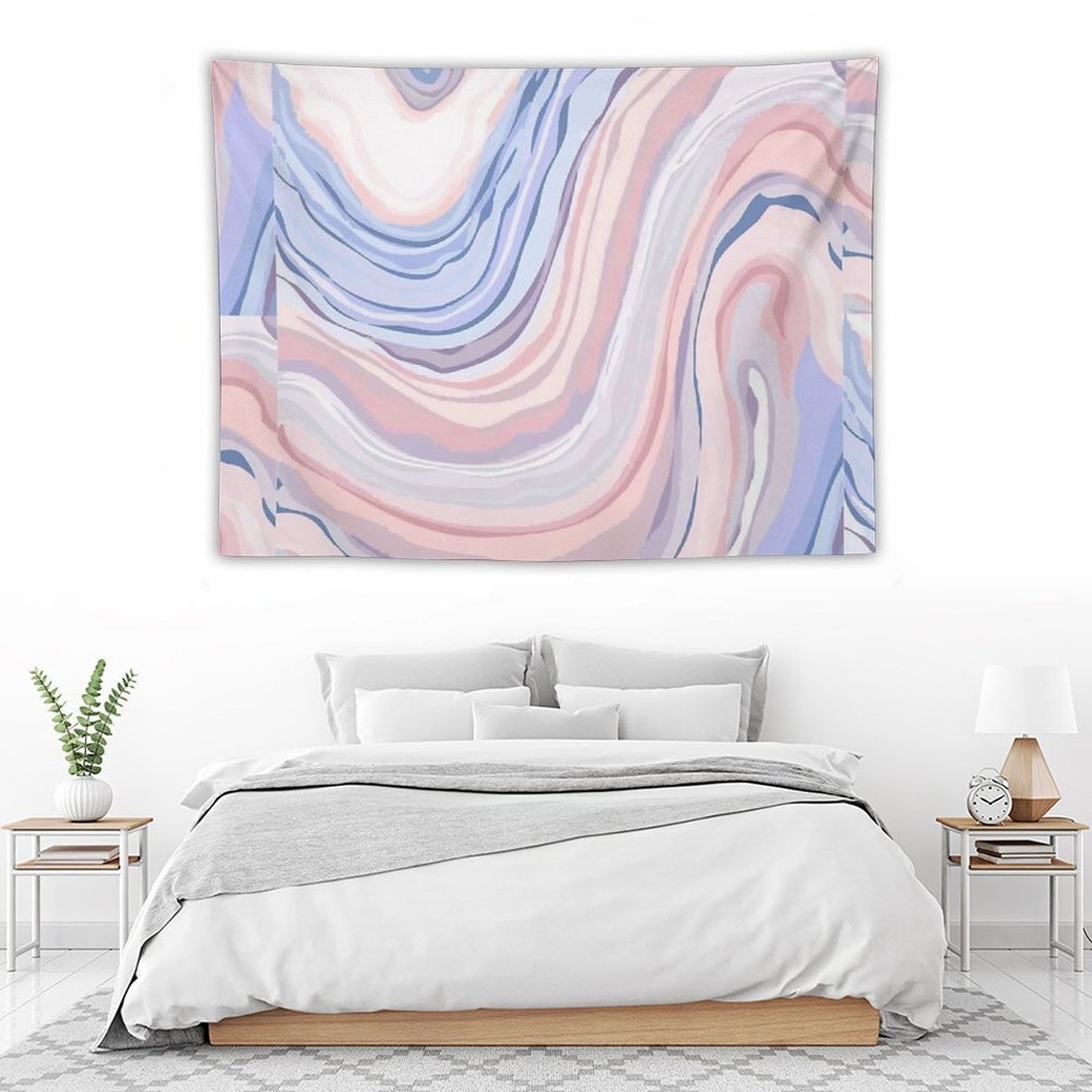 Pastel Marble Tapestry