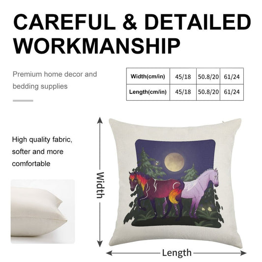 Umbra And Ayla Star Stable Linen Throw Pillow Cover
