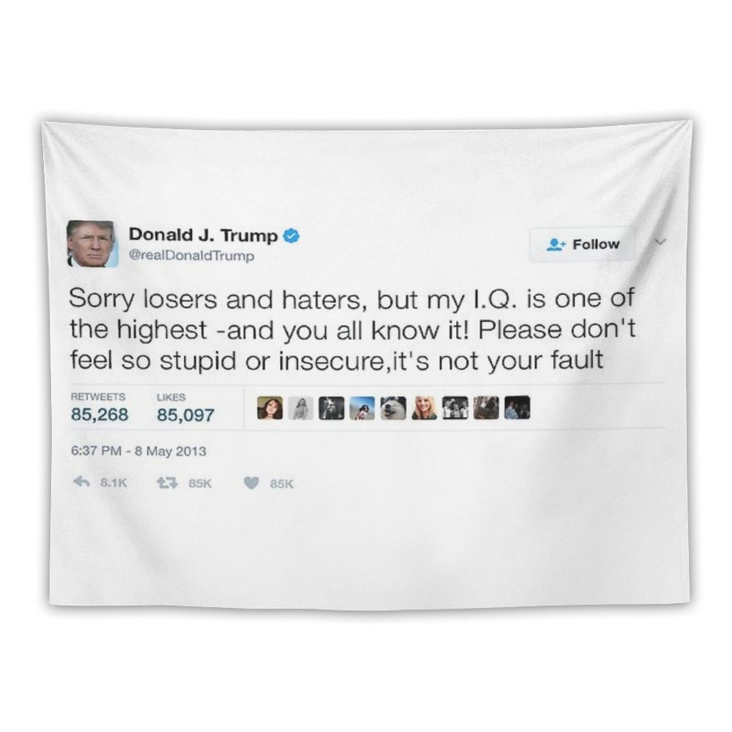 Donald Trump - My IQ Is One of The Highest Tapestry