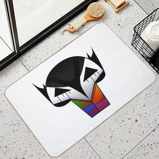 Goth Skull Anti-Trip Bath Mat