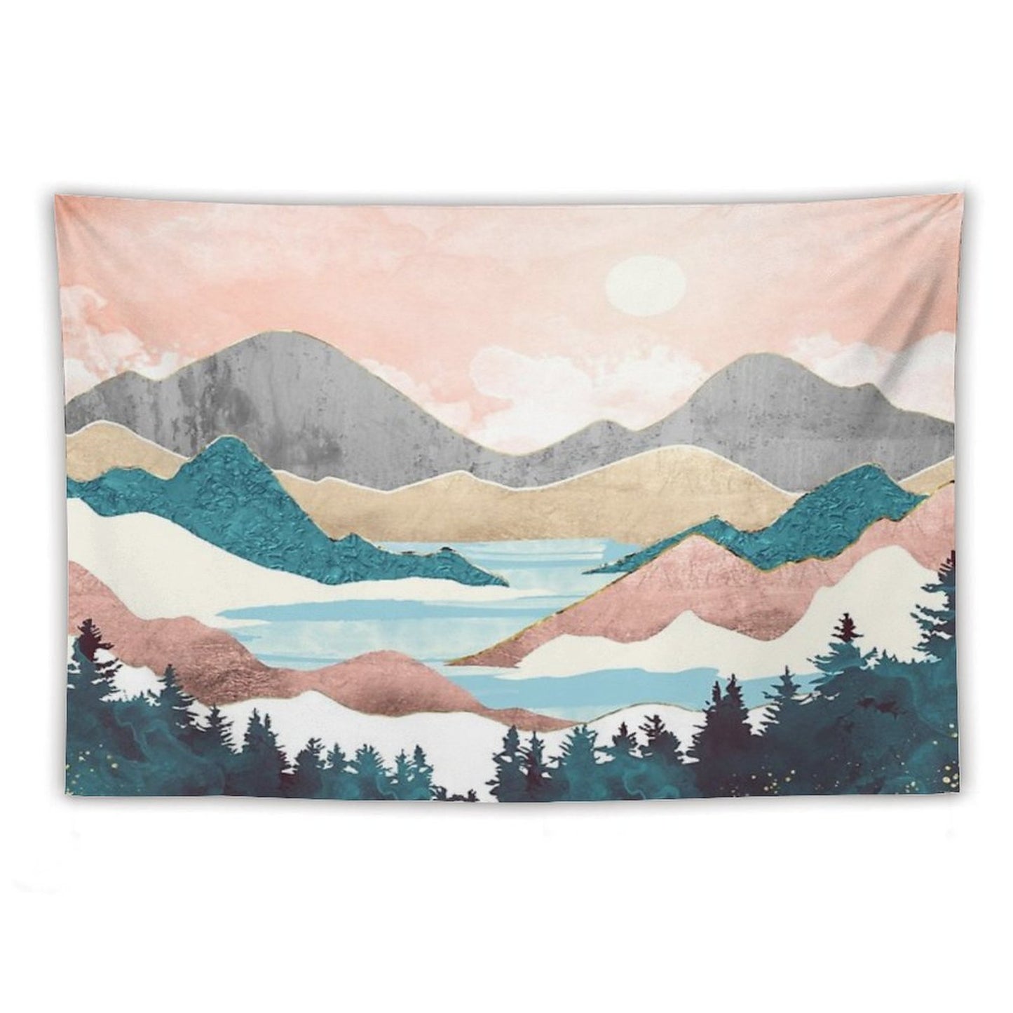 Lake Sunrise Tapestry