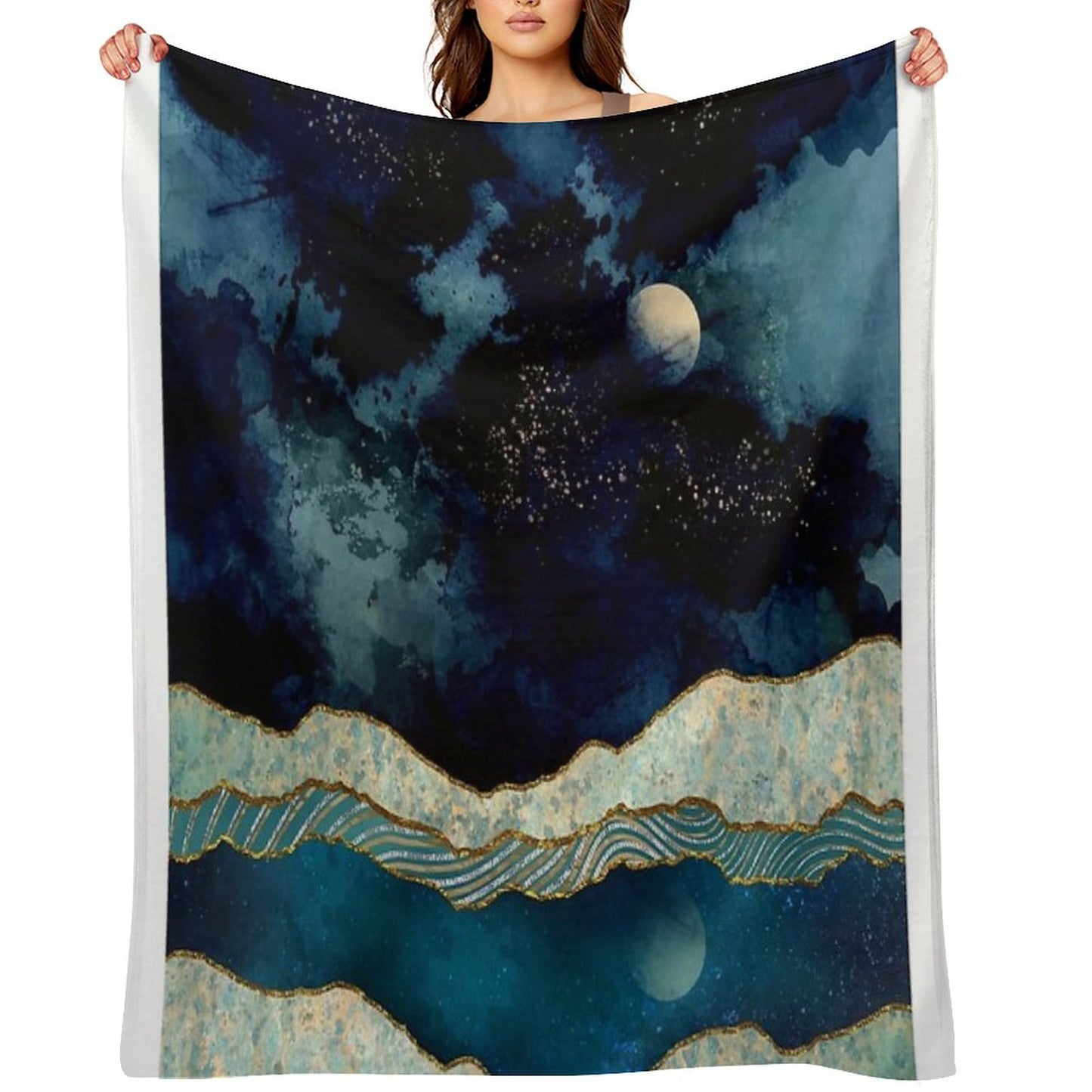 Indigo Sky Throw Blanket